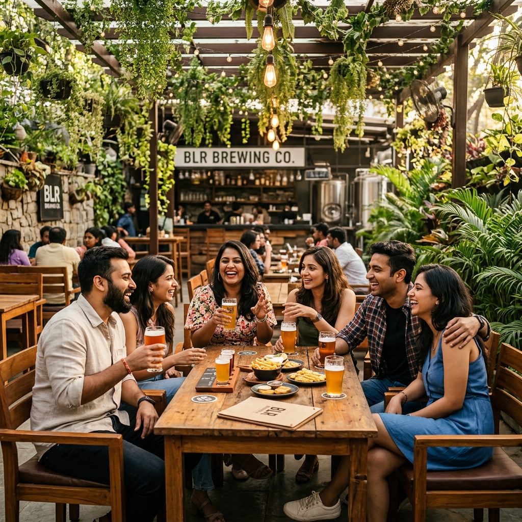 Garden Microbrewery Craft Beer Tasting