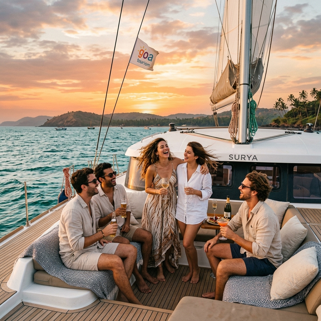 Sunset Catamaran Sailing & Sea Breeze